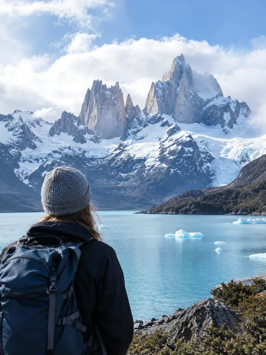 Vista en el Parque Nacional Torres del Paine